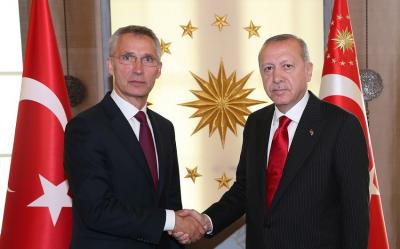 Ərdoğan Stoltenberqi qəbul edib