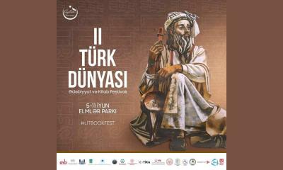 Bakıda II Türk Dünyası Ədəbiyyat və Kitab Festivalı keçirilir