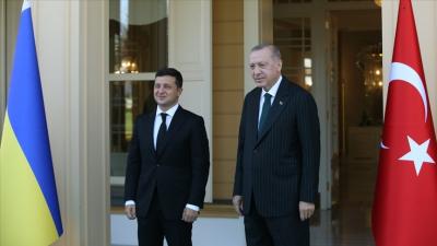 Ərdoğan Zelenski ilə görüşüb