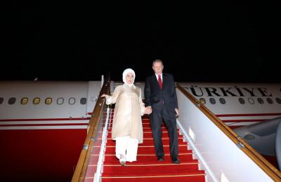 Ərdoğan Azərbaycana dövlət səfərinə gəlib
