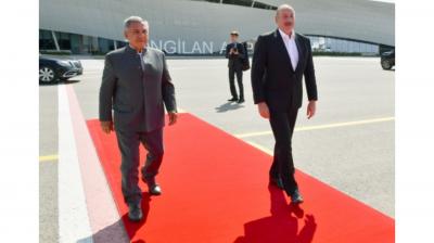 Azərbaycan və Tatarıstan liderləri Zəngilandan Bakıya yola düşüblər