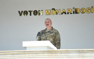 Prezident: "Xüsusi Təyinatlı Qüvvələrinin sayı böyük dərəcədə artırılıb"