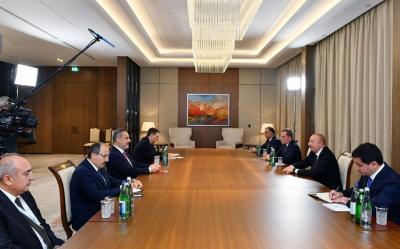 Prezident Türkiyənin xarici işlər nazirini qəbul edib - YENİLƏNİB