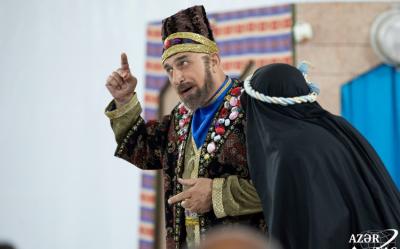 “Lənkəran xanının vəziri” tamaşası Laçında nümayiş olunub
