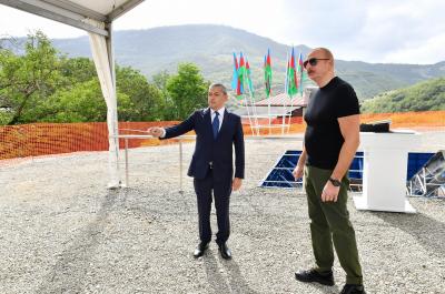 Prezident Şuşanın Daşaltı kəndinin yenidən qurulması ilə bağlı görüləcək işlərlə tanış olub