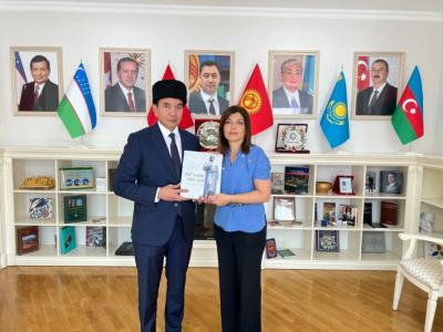Günay Əfəndiyeva Özbəkistanın mədəniyyət naziri ilə görüşüb