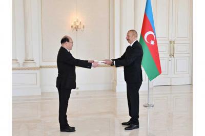 Prezident Koreya səfirinin etimadnaməsini qəbul edib - YENİLƏNİB