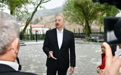 Prezident: "Otuz il erməni işğalına bəraət qazandıranlar bizə qarşı iddia qaldırırlar"