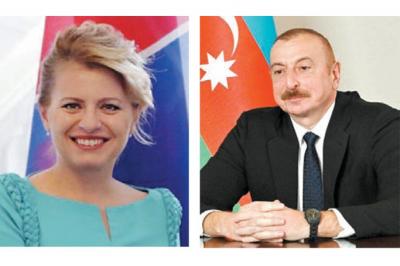 Prezident: "Azərbaycan-Slovakiya əlaqələrinin dinamikası məmnunluq doğurur"