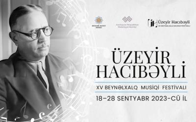 Üzeyir Hacıbəyli XV Beynəlxalq Musiqi Festivalı keçiriləcək