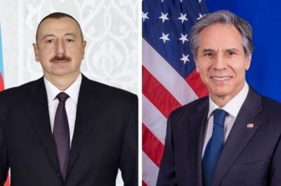 ABŞ Dövlət katibi Azərbaycan Respublikasının Prezidenti İlham Əliyevə zəng edib