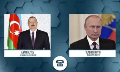 Azərbaycan və Rusiya prezidentlərinin telefon danışığı olub - YENİLƏNİB