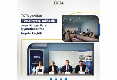 Əməliyyatçı-mühasib peşə ixtisası üzrə qiymətləndirmə aparıb