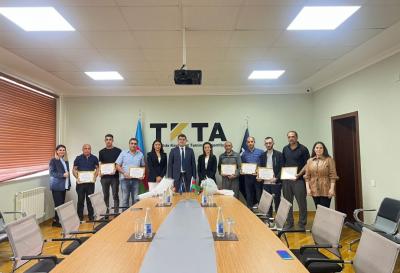 TKTA mənzil təsərrüfat xidməti üzrə mütəxəssislərə sertifikatlar verib