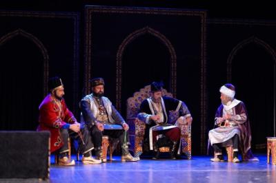 Milli Dram Teatrı Şəkidə "Qarabağnamə"ni göstərib
