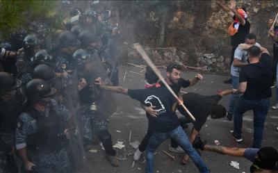 Livanda erməni təxribatı nəticəsində 25 yerli polis xəsarət alıb