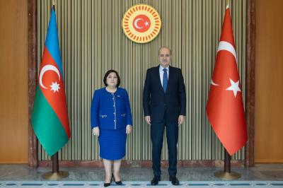 Sahibə Qafarova TBMM-in sədrini təbrik edib