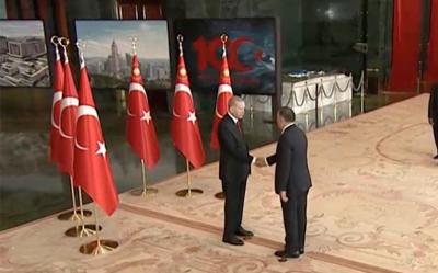 Azərbaycan səfiri Ərdoğanı Cümhuriyyət Günü münasibətilə təbrik edib