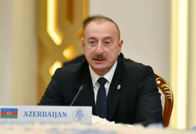 Prezident: "Erməni işğalından azad olunmuş ərazilərdə hidroelektrik stansiyaların ümumi gücü bir neçə ildən sonra 500 meqavat təşkil edəcək"