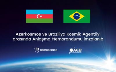 "Azərkosmos" və Braziliyanın Kosmik Agentliyi arasında memorandum imzalanıb