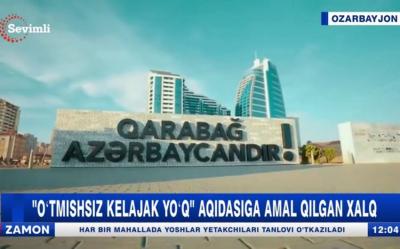 Özbəkistanın telekanalında Bakı haqqında veriliş nümayiş olunub