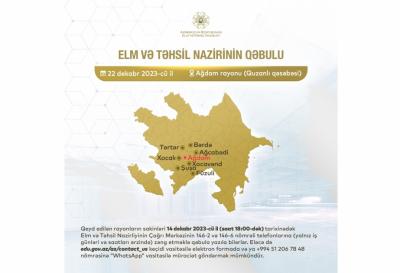 Emin Əmrullayev Ağdamda vətəndaşlarla görüşəcək