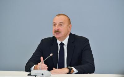 İlham Əliyev: "Azərbaycan xarici siyasət konsepsiyasında Avropa İttifaqının üzvü olmağı hədəfləmir"