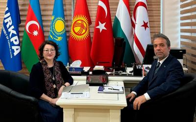 Türk Mədəniyyəti və İrsi Fondunun prezidenti TÜRKPA-nın Baş katibi ilə görüşüb