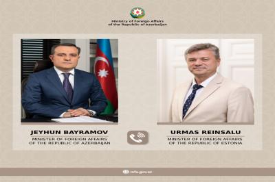 Azərbaycan və Estoniya XİN rəhbərlərinin telefon danışığı olub