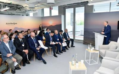 Azərbaycan pavilyonunda Xəzər regionunda iqlim dəyişiklikləri mövzusunda tədbir keçirilib