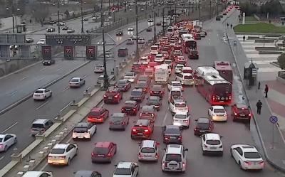 Bakıda sıxlıq müşahidə olunan yollar - SİYAHI