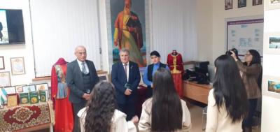AMEA prezidenti Daşkənddəki Füzuli Tədqiqatlar Mərkəzini ziyarət edib