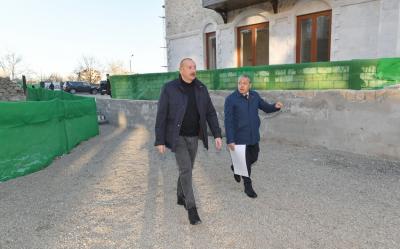 Şuşadakı ilk yeni yaşayış kompleksinin yaxın vaxtlarda istifadəyə verilməsi planlaşdırılır