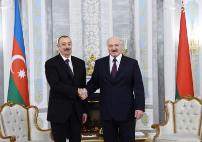 Aleksandr Lukaşenko İlham Əliyevi təbrik edib