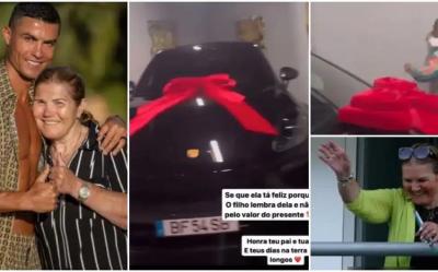 Ronaldo anasına doğum günündə avtomobil hədiyyə edib