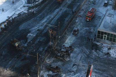 Monqolustanda 60 ton maye qazla yüklənmiş tanker partlayıb