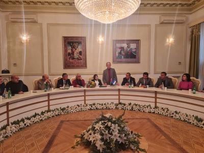 Yazıçılar Birliyində özbək şairi Xasiyyət Rüstəmin kitabları təqdim olunub