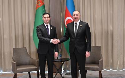 Sərdar Berdiməhəmmədov Azərbaycan Prezidentinə təbrik məktubu göndərib
