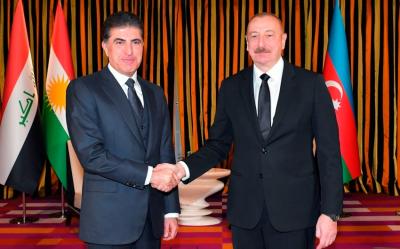Münxendə Azərbaycan Prezidenti ilə İraq Kürdüstan Regionunun Başçısının görüşü olub -  YENİLƏNİB