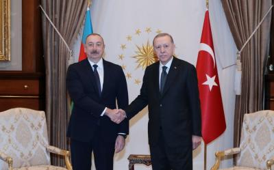 Prezident İlham Əliyevin Ankarada rəsmi qarşılanma mərasimi olub - YENİLƏNİB