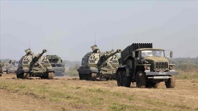 NATO hərbi texnikası Polşanın Vistula çayını keçib