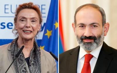 Avropa Şurasının Baş katibi Nikol Paşinyanla danışıqlar aparıb