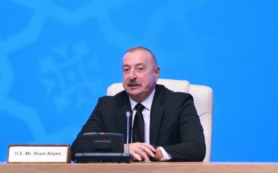 Azərbaycan lideri: "COP29-a ev sahibi kimi biz indi rolumuzu körpülərin salınmasında görürük"