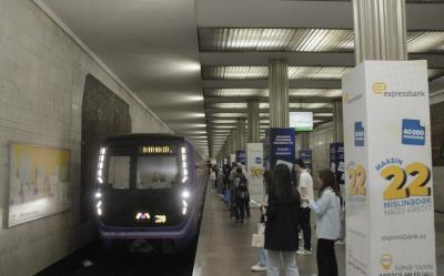 Bakı metrosunun “Neftçilər” stansiyasında işıqlandırma sistemi yenilənib