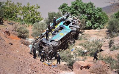 Peruda avtobus qəzası: 23 nəfər ölüb