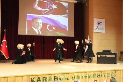 Karabük Universitetində Ümummilli Lider Heydər Əliyevə həsr olunmuş konsert təşkil edilib