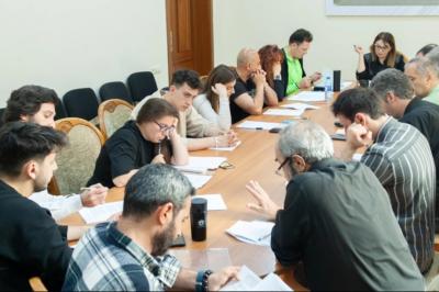 Milli Teatrda “İblis və…” tamaşasının məşqlərinə başlanılıb