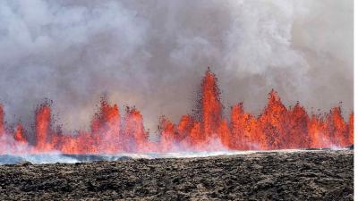 İslandiyadakı vulkanın aktivliyi davam edir