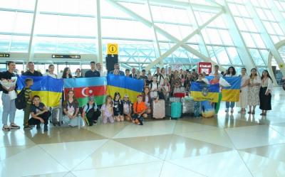 Ukraynadan daha 30 uşaq reabilitasiya xidmətləri üçün Azərbaycana gətirilib