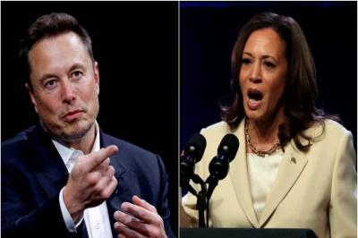 İlon Mask Kamala Harrisi kommunist adlandırıb